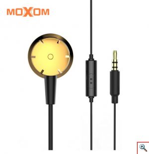 Ενσύρματα Ακουστικά με Μικρόφωνο MOXOM - Super Bass Earphones