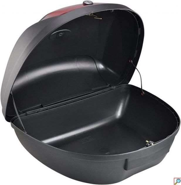 Μπαγκαζιέρα Μοτοσυκλέτας A28 Χωρητικότητας 51Lt με Ανακλαστικές Επιφάνειες - Βαλίτσα Αποθήκευσης Μηχανής Μαύρο 