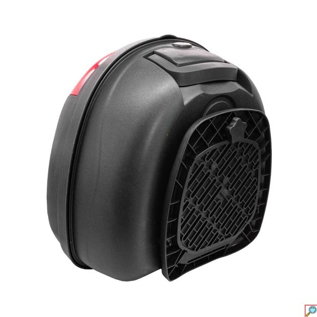 Μπαγκαζιέρα Μοτοσυκλέτας A68 Χωρητικότητας 50Lt με Ανακλαστικές Επιφάνειες - Βαλίτσα Αποθήκευσης Μηχανής Μαύρο