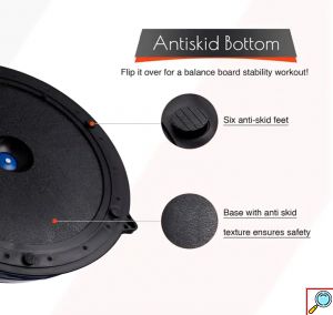 Μπάλα Ισορροπίας με Λάστιχα Αντίστασης για Γυμναστική - Half Ball Bosu 