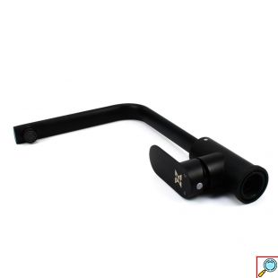 Inox Αναμεικτική Μπαταρία Νεροχύτη Κουζίνας 32cm Μαύρο NIKI