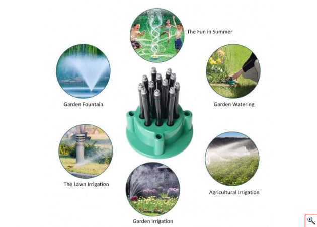 Μπεκ Ποτίσματος - Multifunctional Sprinkler 360 Degrees