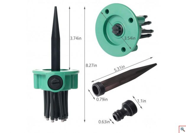 Μπεκ Ποτίσματος - Multifunctional Sprinkler 360 Degrees
