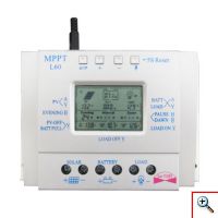 Ρυθμιστής Φόρτισης PWM-MPPT LCD T60 60Ah 12V/24V L60A