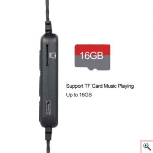 Μαγνητικά Ασύρματα Ακουστικά με micro SD Θύρα - Deepbass In-Ear Metal Bluetooth Headset Stereo 