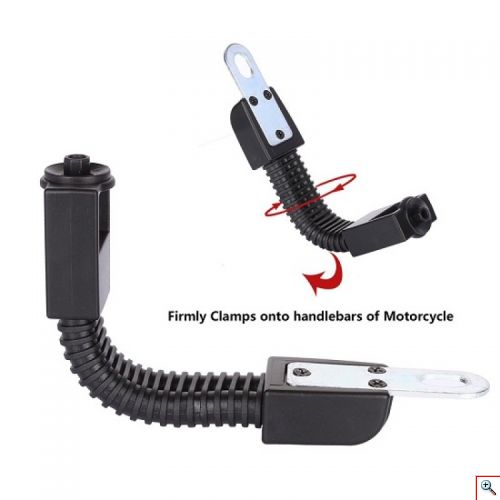 Περιστρεφόμενη Βάση - Δαγκάνα Κινητού για Μηχανή και Ποδήλατο