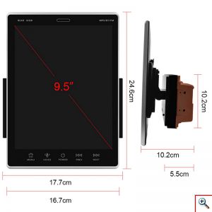 Multimedia Android 10 Ελληνικό GPS & Menu 9,5