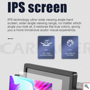 Multimedia Bluetooth Ηχοσύστημα Οθόνη Αφής 5 με Μικρόφωνο για Handsfree Κλήσεις Αυτοκινήτου MirrorLink, MP5 Player 4x80W, FM Radio, USB, AV