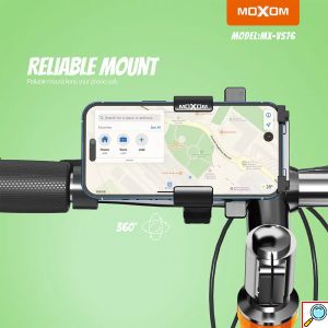 Moxom Ρυθμιζόμενη Βάση Κινητού Τηλεφώνου Universal 360° για Μηχανή ή Ποδήλατο