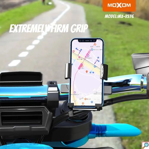 Moxom Ρυθμιζόμενη Βάση Κινητού Τηλεφώνου Universal 360° για Μηχανή ή Ποδήλατο