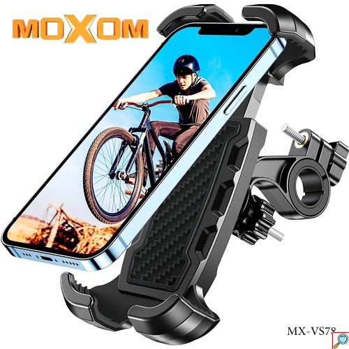 Universal Στιβαρή Βάση Κινητού Moxom για Ποδήλατο ή Μηχανή 