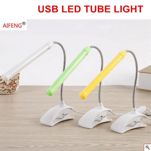 LED USB Φωτιστικό Γραφείου με Κλιπ & Εύκαμπτο Βραχίονα MY-013