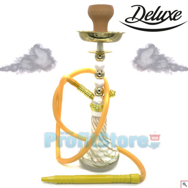 Deluxe Ναργιλές 44εκ GOLD - Shisha Hookah