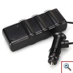 Πολύπριζο Αυτοκινήτου 4 σε 1 με Έξοδο USB και 3 Υποδοχές Αναπτήρα 12 και 24 V