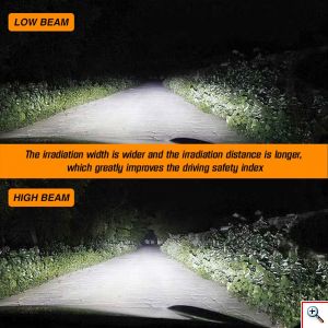 NovSight® LED Λάμπες Αυτοκινήτου H4 70W 12000Lm 6000K - Λαμπτήρες Πορείας Car LED Headlights F10