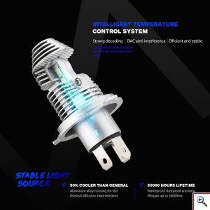 NovSight® LED Λάμπες Αυτοκινήτου H4 40W 12000Lm 6000K - Λαμπτήρες Πορείας Car LED Headlights N36