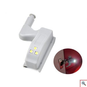 Σετ 2 Led Φωτιστικά Ντουλάπας με Μηχανισμό On Off 3L100 με Δώρο Μπαταρία
