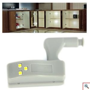 Σετ 2 Led Φωτιστικά Ντουλάπας με Μηχανισμό On Off 3L100 με Δώρο Μπαταρία