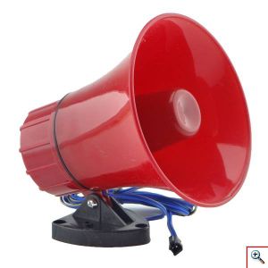 Τηλεβόας - Ντουντούκα - Κόρνα - Σειρήνα Αυτοκινήτου 12V - 40 Watt με 3 Σειρήνες & Σφύριγμα και Μαγνήτη