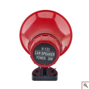 Τηλεβόας - Ντουντούκα - Κόρνα - Σειρήνα Αυτοκινήτου 12V - 40 Watt με 3 Σειρήνες & Σφύριγμα και Μαγνήτη