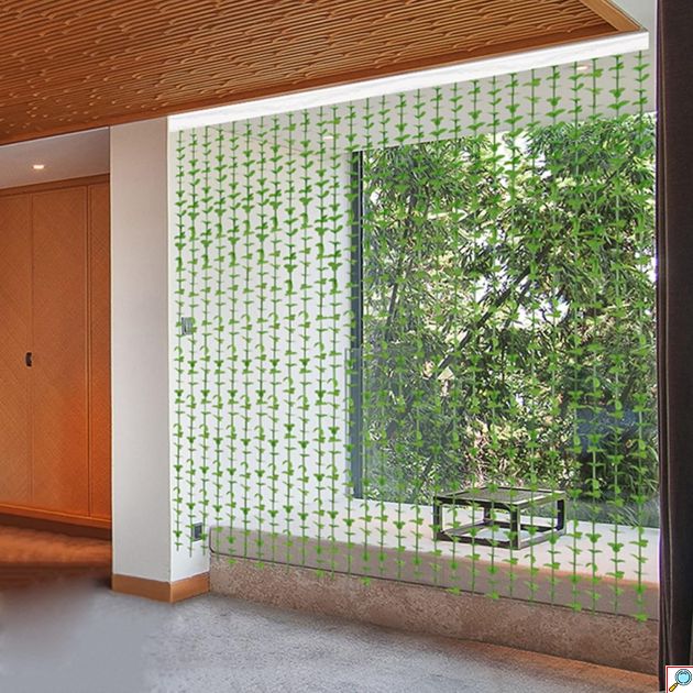 Κουρτίνα Πόρτας με Φύλλα Μπαμπού 90 x 175cm - Bamboo Leaf Door Curtain 