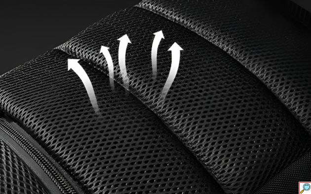 Ozuko Ανδρική Αντικλεπτική Oxford Τσάντα Ώμου Αδιάβροχη - Μαύρη