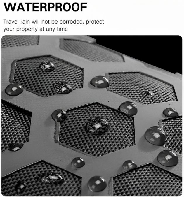 Ozuko Ανδρική Αντικλεπτική Oxford Τσάντα Ώμου Αδιάβροχη - Μαύρη