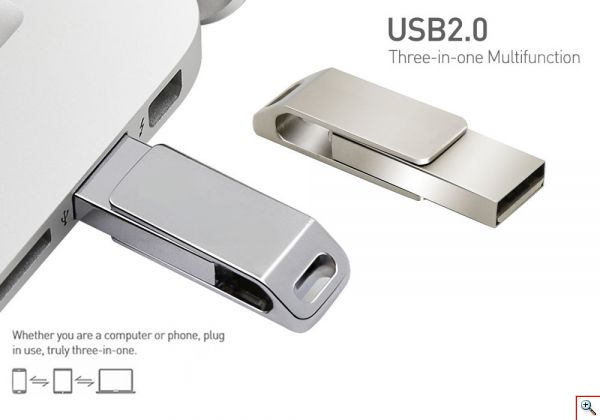Mini USB OTG iSmart 32GB 2.0 OTG Flash Drive για όλα τα Smartphones & iPhone, iPad