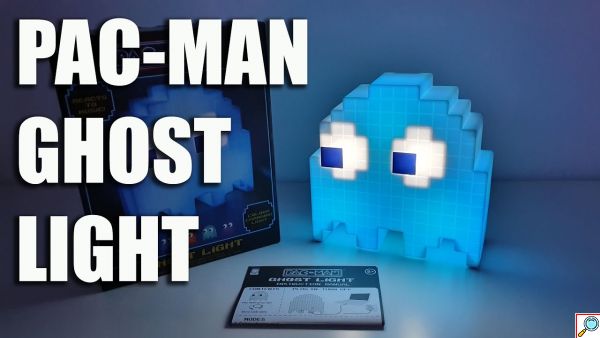 Pac Man Ghost Light Φωτιστικό με 16 Εναλλαγές Χρωμάτων