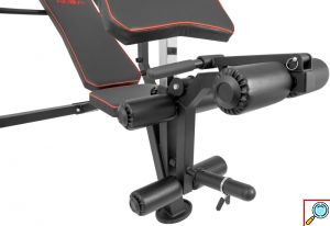 Πάγκος Άρσης Βαρών Amila με Ρυθμιζόμενη Πλάτη & Μαξιλάρι Δικεφάλων