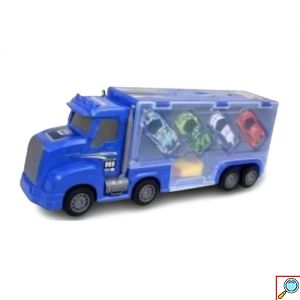 Παιχνίδι Σετ Νταλίκα με 4 Αυτοκινητάκια Pull Back και Εκτοξευτή 038-14Α