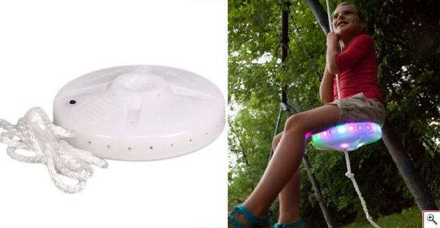 Παιδική Κούνια με Εντυπωσιακό Φωτισμό LED