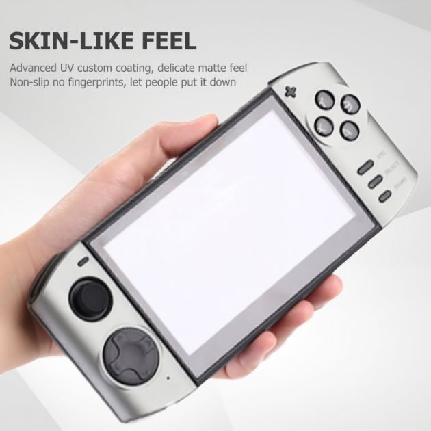 Retro Κονσόλα HD Οθόνη 5inch 2.4G - Gameboy Παιδική Ηλεκτρονική Παιχνιδομηχανή - Ασημί - Andowl