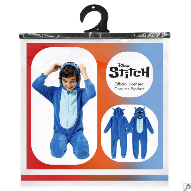 Παιδική Ολόσωμη Αποκριάτικη Στολή Stitch - Για Ηλικίες 3-4 Ετών