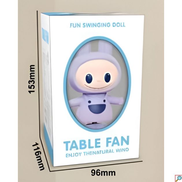 Παιδικό USB Ανεμιστηράκι με Κινούμενη Φιγούρα τύπου Labubu