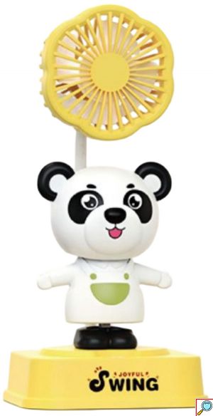 Παιδικό USB Ανεμιστηράκι με Κινούμενη Φιγούρα Πάντα