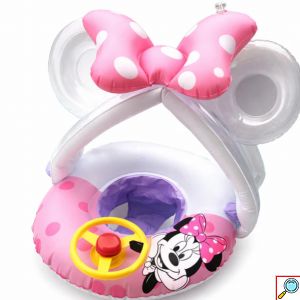 Παιδικό Φουσκωτό Σωσίβιο Minnie με Σκίαστρο και Κάθισμα