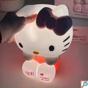 Παιδικό Φωτιστικό Νυκτός τύπου Hello Kitty – Γλυκός Φωτισμός για το Παιδικό Δωμάτιο