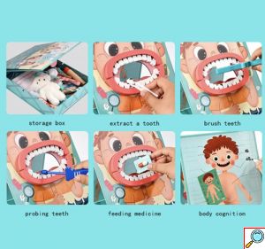 Παιχνίδι-Παιδικό Ιατρικό Σετ Οδοντιάτρου για 3+ Ετών