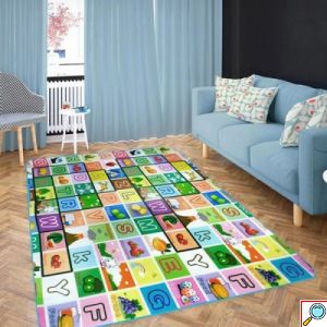 Παιδικό Μαλακό Ισοθερμικό Χαλί Δραστηριοτήτων 180x150x0.8 εκ Διπλής Όψης Playmat
