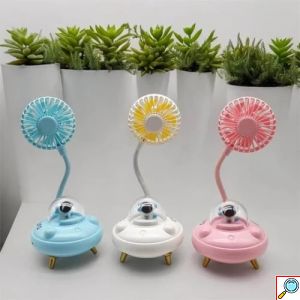 Φορητός Παιδικός USB Ανεμιστήρας σε Σχέδιο Αστροναύτης UFO Arrango