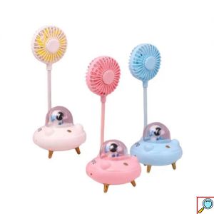 Φορητός Παιδικός USB Ανεμιστήρας σε Σχέδιο Αστροναύτης UFO Arrango