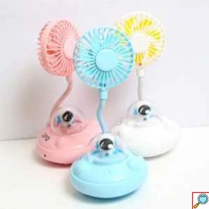 Φορητός Παιδικός USB Ανεμιστήρας σε Σχέδιο Αστροναύτης UFO Arrango