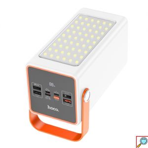 Πανίσχυρο Powerbank 90000 mAh 22.5W με Φακό - 4 Θύρες USB-A και 2 Θύρες USB-C - Με Λαβή Μεταφοράς και Οθόνη Ένδειξης Μπαταρίας - Hoco