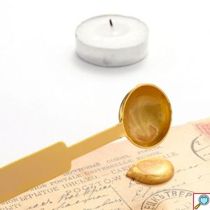 Ρετρό Σετ Πένα Καλλιγραφίας με Φτερό Κουκουβάγιας & Σφραγίδα Διπλής Χρήσης με Κερί - Vintage Dipping Feather Pen