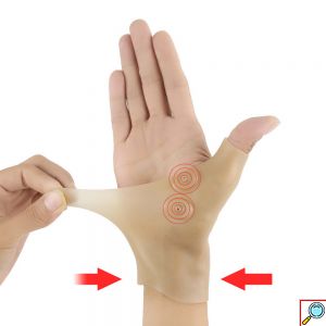 Ελαστικό Μαγνητικό Περικάρπιο Σιλικόνης για Ανακούφιση Πόνου από Ασθένειες του Καρπού