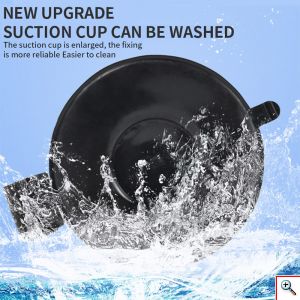 Περιστρεφόμενη Αναδιπλούμενη Βάση Κινητού Βεντούζας για Ταμπλό Αυτοκινήτου, Φορτηγού, Εύκολο Κλείδωμα Θέσης Ενός Κουμπιού Όλων Των Αξόνων, ZPX0566 OEM