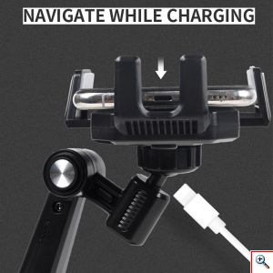 Περιστρεφόμενη Αναδιπλούμενη Βάση Κινητού Βεντούζας για Ταμπλό Αυτοκινήτου, Φορτηγού, Εύκολο Κλείδωμα Θέσης Ενός Κουμπιού Όλων Των Αξόνων, ZPX0566 OEM