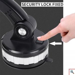 Περιστρεφόμενη Αναδιπλούμενη Βάση Κινητού Βεντούζας για Ταμπλό Αυτοκινήτου, Φορτηγού, Εύκολο Κλείδωμα Θέσης Ενός Κουμπιού Όλων Των Αξόνων, ZPX0566 OEM