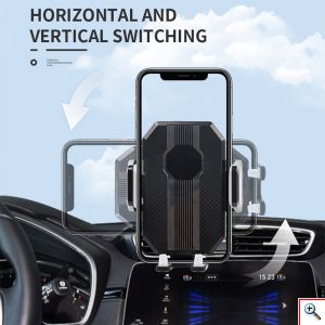 Περιστρεφόμενη Αναδιπλούμενη Βάση Κινητού Βεντούζας για Ταμπλό Αυτοκινήτου, Φορτηγού, Εύκολο Κλείδωμα Θέσης Ενός Κουμπιού Όλων Των Αξόνων, ZPX0566 OEM